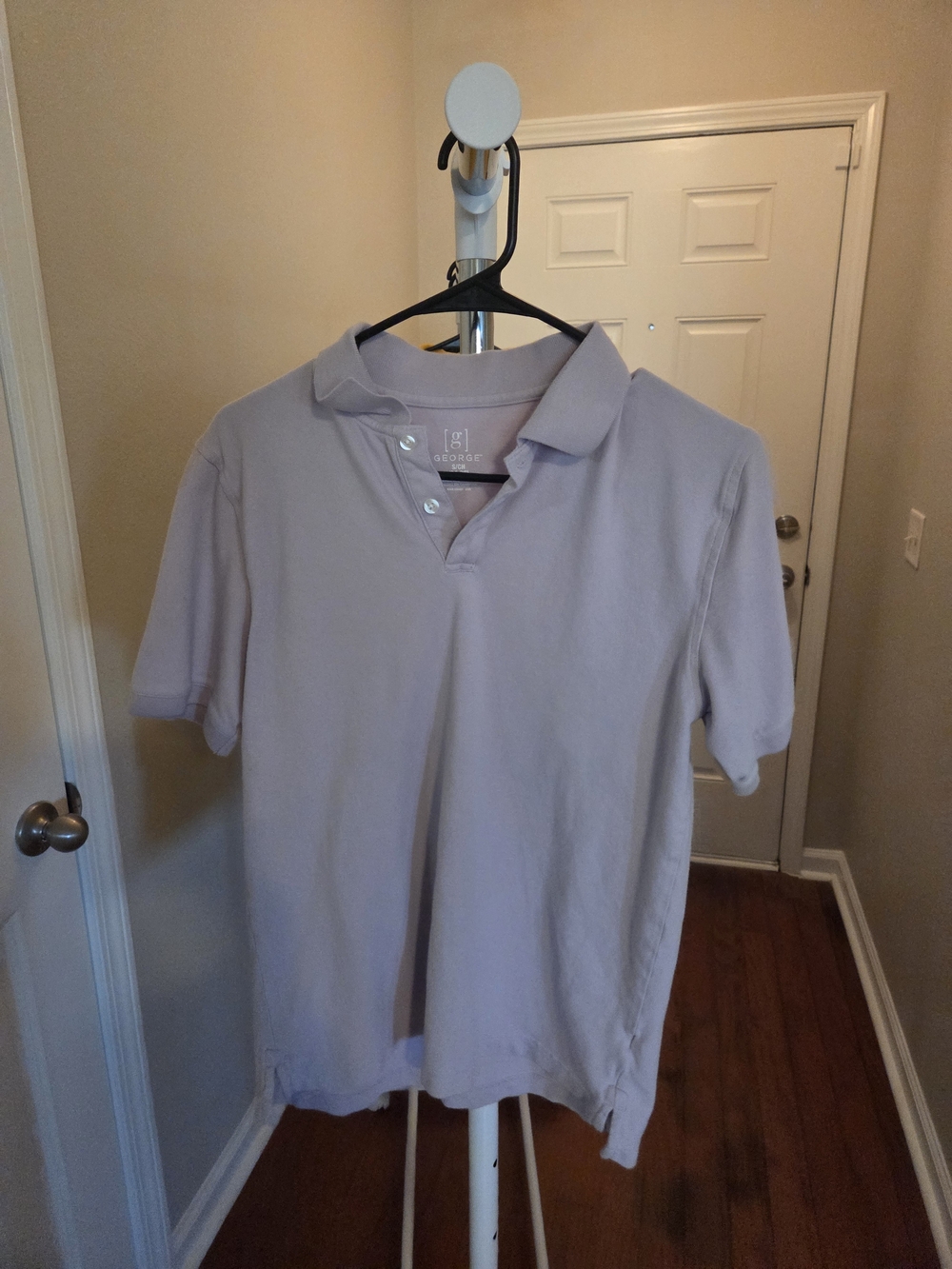 George Men's Lavender Polo Shirt